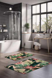 Mijölnir Juego de alfombrillas de baño CT-5331 de 2 piezas Multicolor